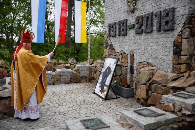 Przekazanie obrazu Św. Andrzeja Boboli