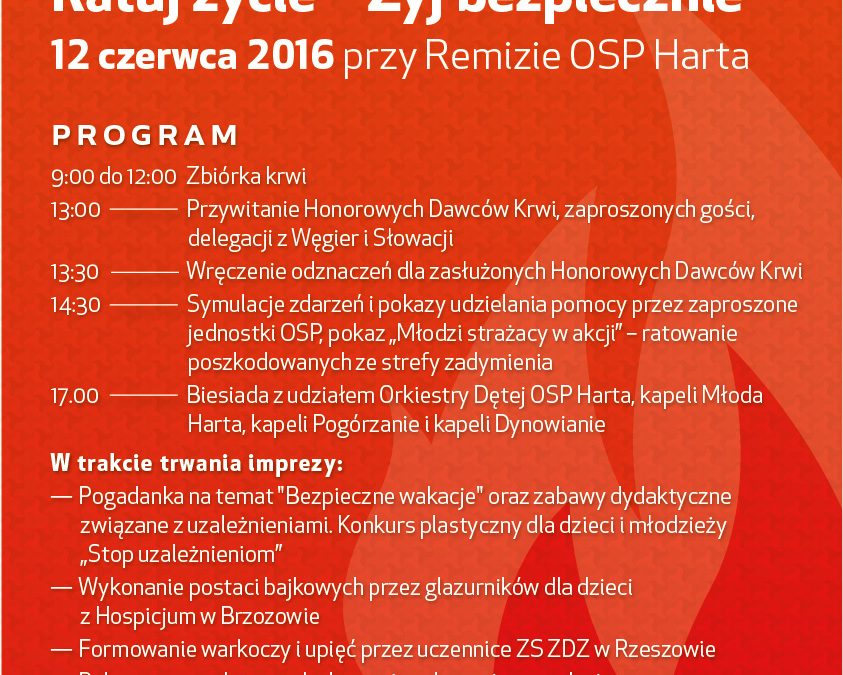 X Akcja Ratuj życie – Żyj bezpiecznie