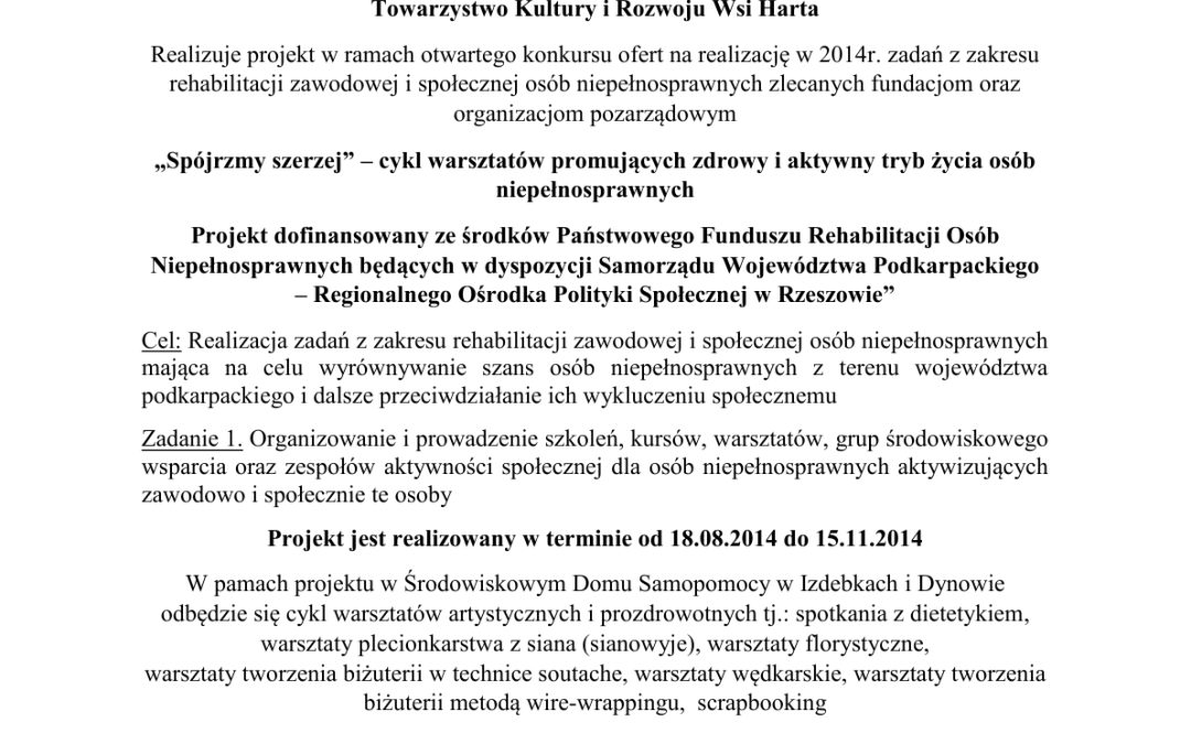 „Spójrzmy szerzej”