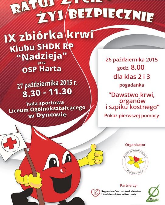 IX zbiórka krwi w Dynowie